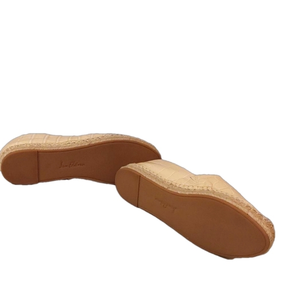 SAM EDELMAN KESIA NWOT EMBOSSED LEATHER ESPADRILLES WOMEN'S SHOES SIZE 9.5 - Picture 5 of 5